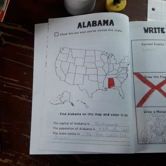 United States Homeschool Workbook - Picture 9 of 16